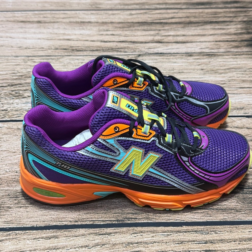 New Balance 740 Running Shoes Mens 12 Purple Orange U740MC2 ABZORB Sneakers